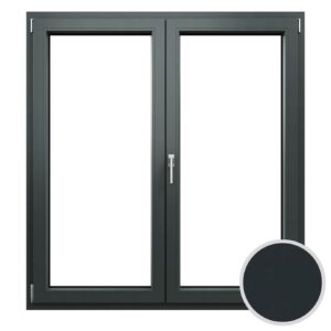 Anthrazitgrau seidenglatt II