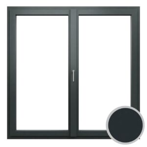 Anthrazitgrau seidenglatt II